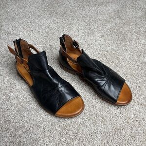 Miz Mooz Dipper Buckle Sandals